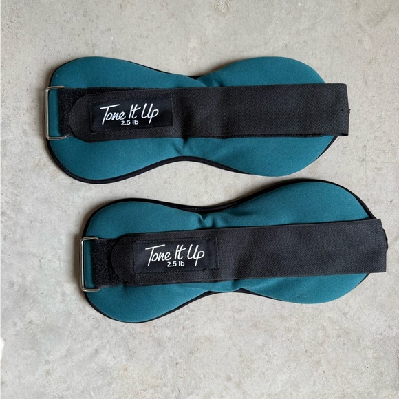 Ankle Weights - Black and Teal - Picture 1 of 1